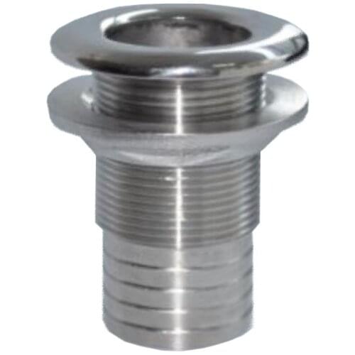 Boat accessories marine Thru Hull Fitting 3/4 Drain Barb 316 Stainless Steel