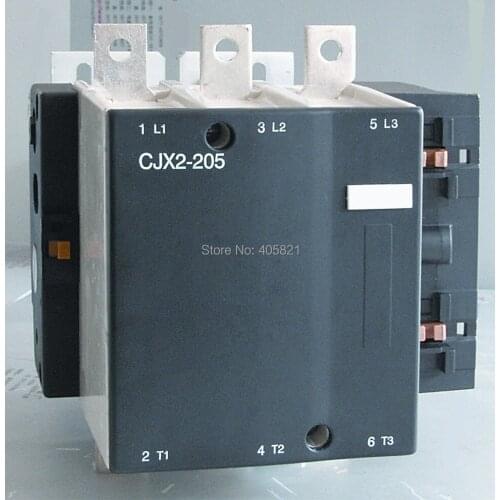 Best quality 205A AC Contactor CJX2-205 3P used for ac motor