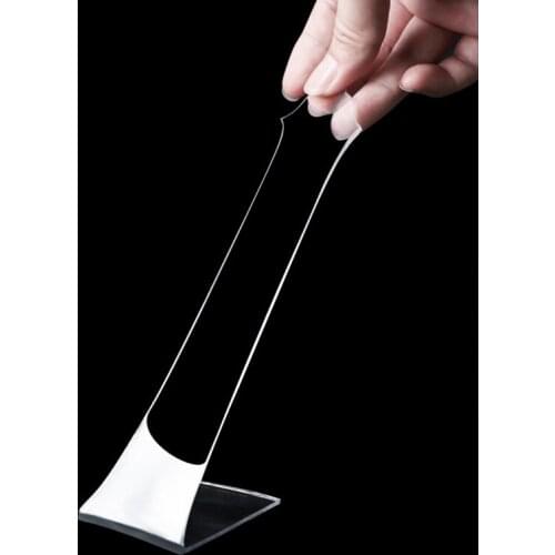 Multifunctional Double-Sided Adhesive Nano Traceless Tape Sticker Washable Reusable Transparent Magic Tapes Home Organizer