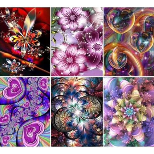 PDMDOG Full Square/Round Drill 5D DIY Diamond Painting "Color abstract scene" Embroidery Cross Stitch 5D Home Decor Gift