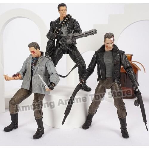 NECA The Terminator 2 Judgment Day Schwarzenegger T-800 PVC Action Figure Collectible Model Toy