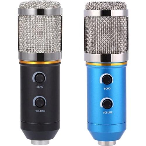 TGETH MK - F200FL Wired Audio Sound Recording Condenser Microphone Shock Mount Holder Clip With Locking Knob 3.5mm Aux Jack