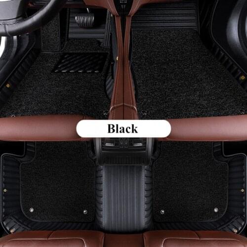 Custom special car floor mats for Mercedes Benz GLE 350d 400d 450 C167 Coupe 2020-2021 5 seats durable double layers car carpets