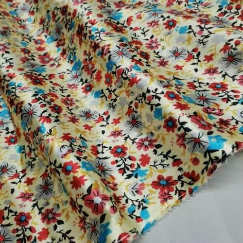 Wedding Decoration Satin Glossy Fabric Charmeuse Sateen Polyester Tilda Lining Craft Scarf Ribbon Material