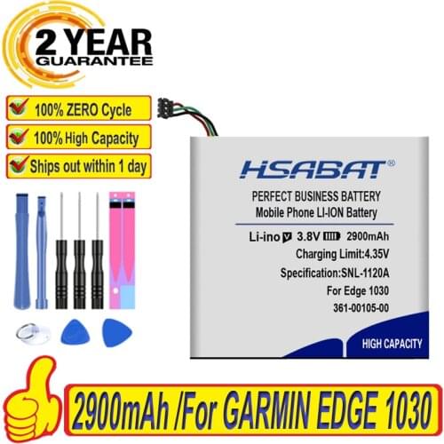 Top Brand 100% New 2900mAh 361-00105-00 Battery for GARMIN EDGE 1030 bicycle Handheld GPS navigation Batteries + free tools
