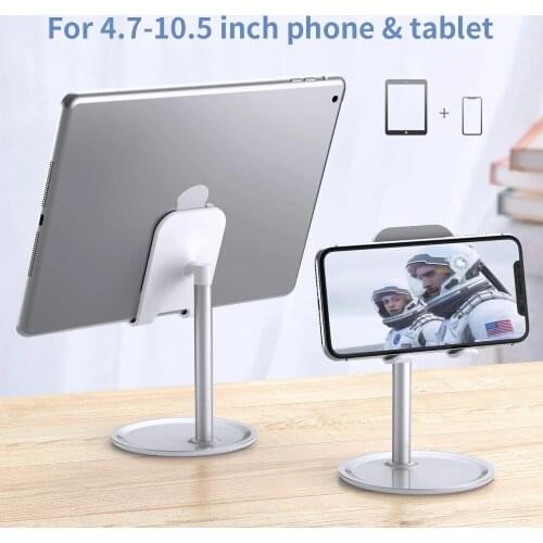 Universal Desk Tablet Phone Holder for iPhone iPad Desktop Tablet Phone Stand for CellPhone Desk Holder Mobile Phone Stand Mount