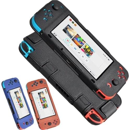 Protective Cover Case Anti-slip Leather Bag For Nintendo Switch Joy-Con Controller