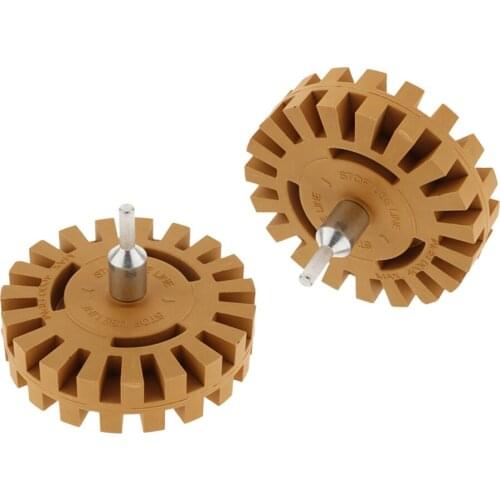 100mm Car Rubber Eraser Wheel For Remove Car Glue Adhesive Sticker Auto Repair Paint Tool Pneumatic Degumming Disc 4000 RPM