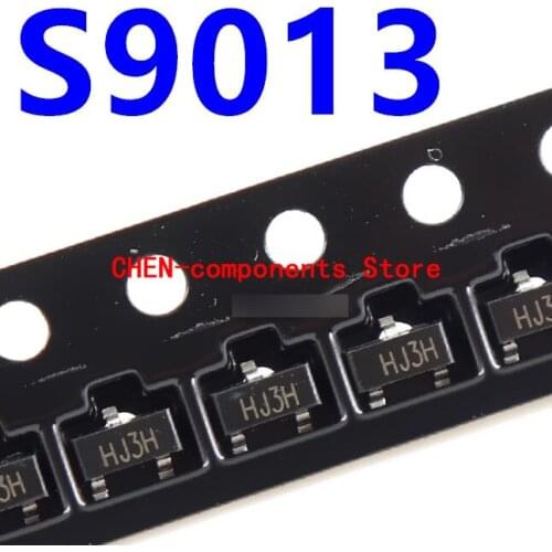 100pcs S9013 J3 SMD triode SOT-23