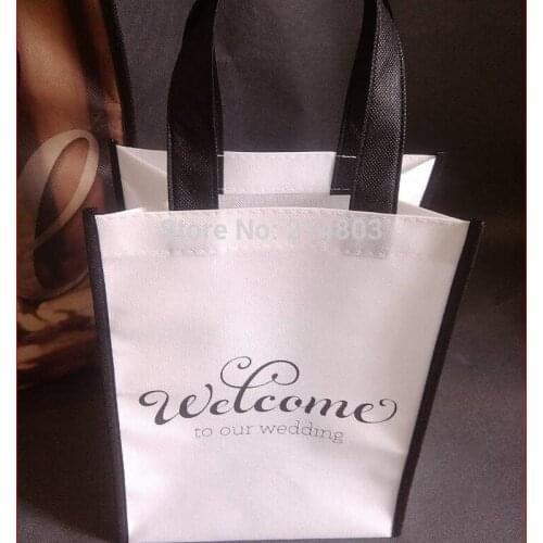 2000pieces/lot) W20xH25.5xD13cm Custom logo non woven shopping bag