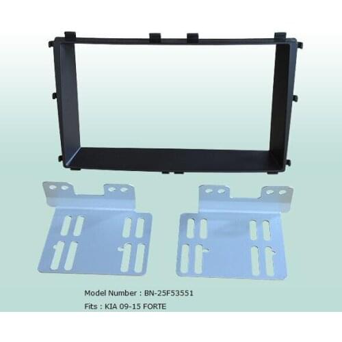 Car Fascias Stereo Audio Panel Navigation Frame Dash Kit For Kia Forte Separated 2009 2010 2011 2012 2013 2014 2015