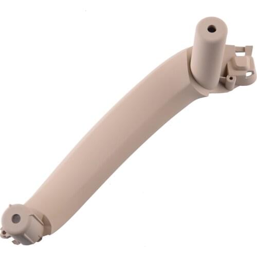 Beige Car Front Right Interior Door Pull Handle Trim Cover Fit for BMW X3 F25 X4 F26 2011 2012 2013 2014 2015 2016 2017