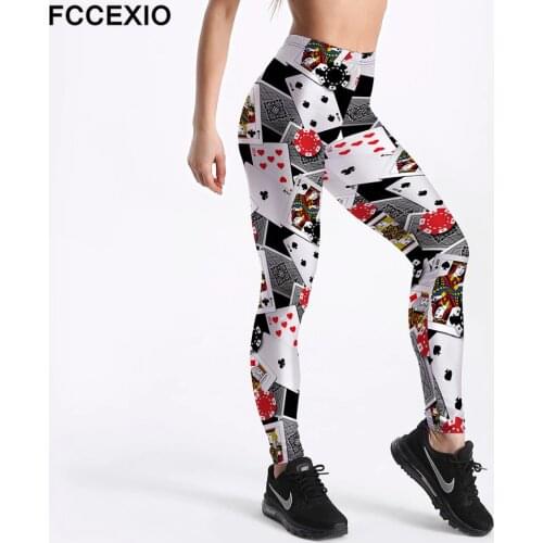 FCCEXIO Women's Knitted Leggings