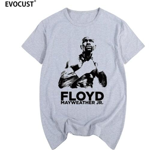 Floyd Mayweather Hip Hop Money Team Streetwear TEE T-shirt Cotton Men T shirt New Women Summer