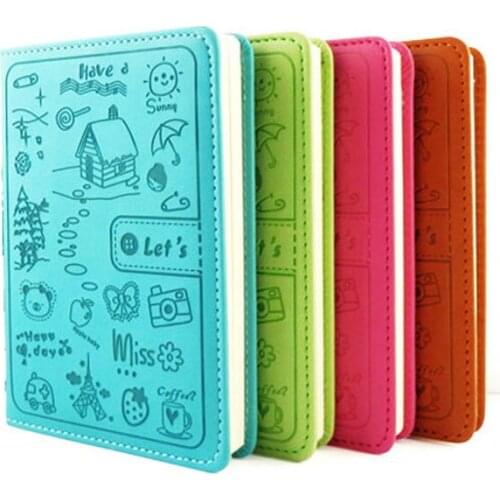 Classic Colorful Faux leather Notebook best for Student or Office,80 GSM Inner Papers, 120 Sheets TPN032