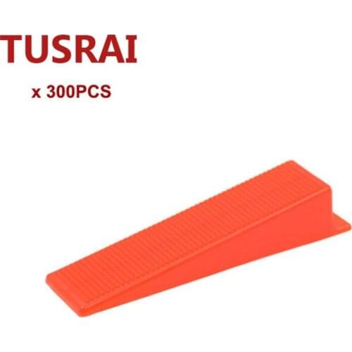 Tile Leveling Wedges Standard 300pcs Ceramic Wall Floor Tile Leveling System Tiling Installation Tools Parts Red TUSRAI