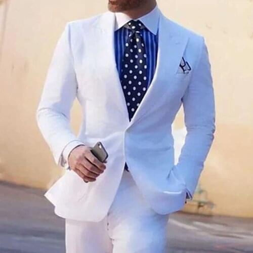 Spring Pink Men Suits Slim Fit With Wide Peaked Lapel For Wedding Dinner Party Groom Tuxedos 2 Pieces Male Fashion Jacket Pants