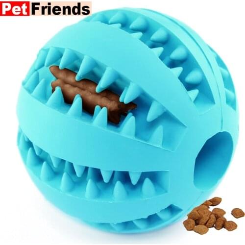 Soft Toys for Dogs Rubber Dog Ball For Puppy Funny Dog Toys For Pet Puppies Large Dogs Tooth Cleaning Snack Ball Toy For Pets