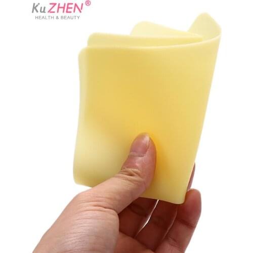 Creamy White Soft Silicone Tattoo Skin Practice Blank Double Sides Tattoo Microblading Practice Skin Pads Beginner Practice