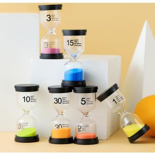 Sand Timers Hourglass Timer Sandglass Clock Home Decoration Random Color Hourglass Sand Clock Timer Sandglas Party Favor Props