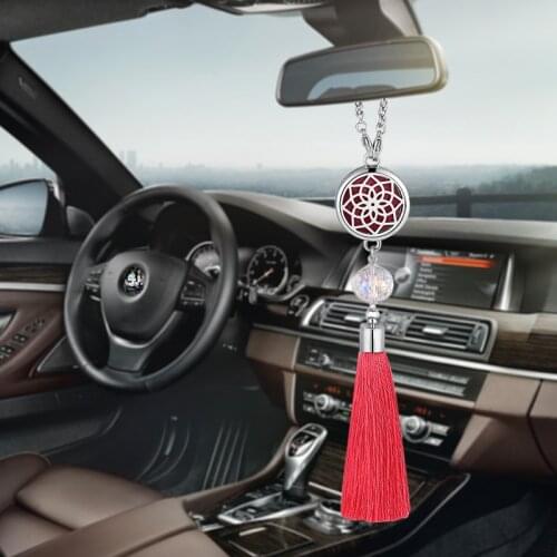 New Aromatherapy Jewelry Car Perfume Pendant Diffuser Necklace Stainless Steel Locket Essential Oil Diffuser Locket Pendant
