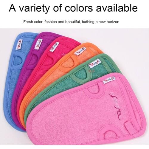 Body Cleaning Towel Exfoliating Bath Shower Scrubbing Fibre Towel Soft Loofah Back Scrubber Household Bathroom Accessiories