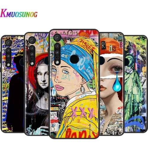 Popular Art Graffiti For Motorola G9 G8 G Stylus Power One Fusion Hyper Edge E7 E6 5G Plus Play Lite Silicone Phone Case