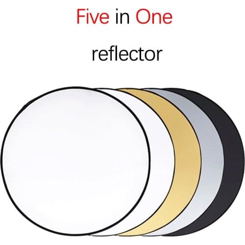 5-In-1 Background Photography Circular Reflector Portable Suitable For Soft Light Photo Studio Props Photography Accessories