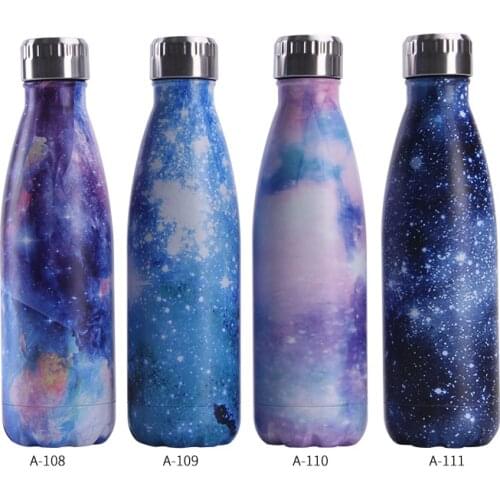 LOGO Custom Thermos Double Wall Water Bottle Stainless Steel Bottles 500ml Thermos Cup Travel Mug Thermo Bottle Gifts for tea