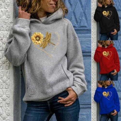 Hoodie Ladies Print Harajuku Graphic Hoodie Sweatshirt Women Hoodie Streetwear Tops Graphic Hoodies