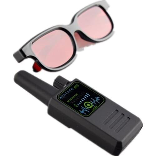 High Sensitive M003 RF Signal detector Bug Anti-spy Detector Camera GSM Audio Bug Finder GPS Scan GPS Signal Lens Scan glasses