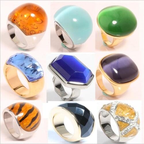 Xinshiqin Rings With Semi-precious Stones