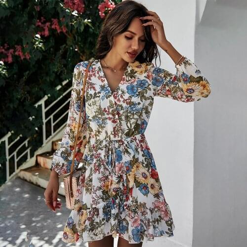 New Vintage Party Dresses For Women Floral Print Short Sleeve Summer Dress Women Plus Size Sundress Pocket Beach Long Dress Boho