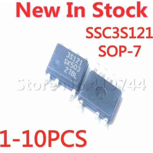 1-10PCS/LOT NEW SSC3S121 3S121 SOP-7 SMD LCD power management chip In Stock