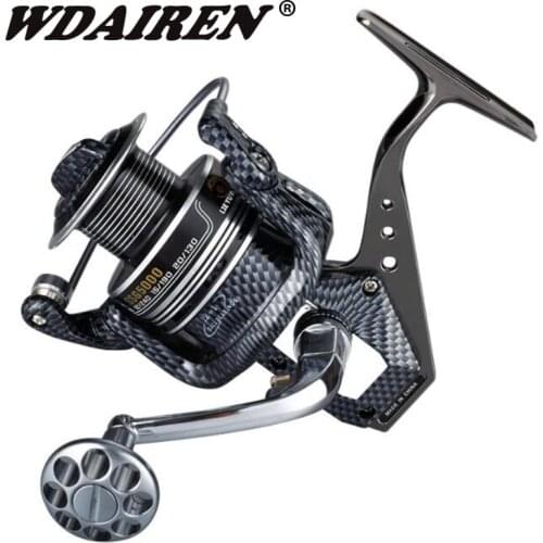 12+1 Ball Bearings Big Trolling Fishing Reels Feeder Metal Fishing Reel Carp surf casting Reel molinete 1000-7000 Size