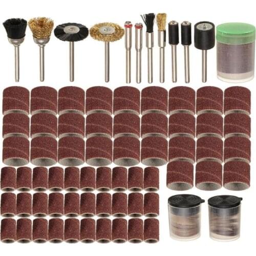 150Pcs Rotary Power Tool Fits Dremel 1/8" Shank Sanding Polish Accessory Bit Set 2020