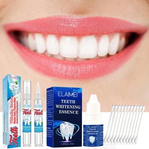 2PS Teeth Whitening Essence Removes Plaque Stains Tooth Bleaching Cleaning Serum White Teeth Oral Hygiene Tooth Whitening Pen