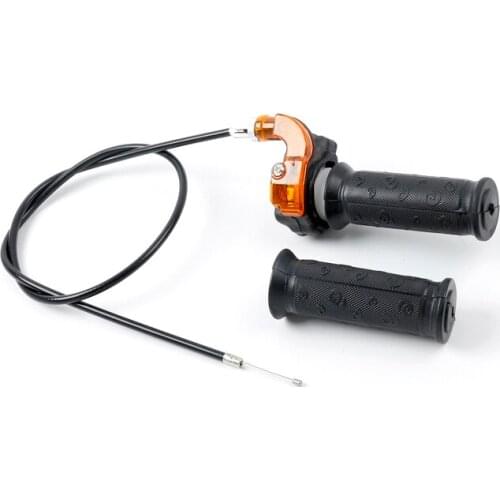2021 New Twist Throttle Accelerator Grip + Cable For 47cc 49cc Mini Dirt Bike Quad Pocket
