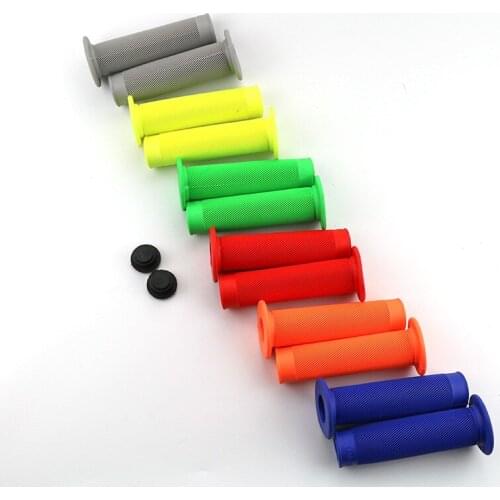 Free shipping 6 colors Cross country motorcycle soft glue Rubber HandleBar Grip Hand Bar 7/8" 22mm For WRF CRF YZF DRZ DIRT