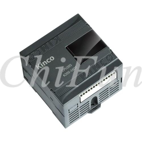 Freeshipping Kinco PLC K205-16DR CPU module DC24V 16-point 24VDC 6DO 6DI relay output 4DIO