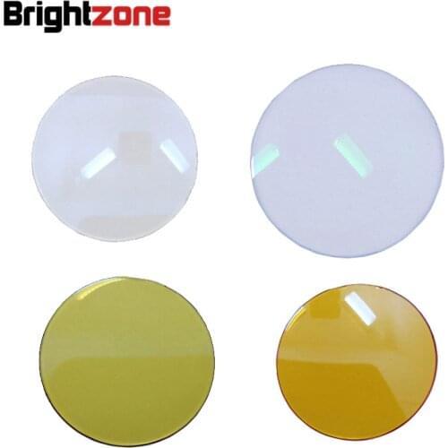 Brightzone Anti-blue Light Ray UV Blocking Computer Defence Radiation Spectacle Night Vision Yellow & Clear Plano Optiek Lenses