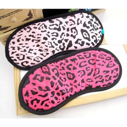 Cover Shade Blindfold Funny Eyemask Gifts For Women Men Random Color 19x 9.6cm Leopard Print Travel Sleeping Eye Mask