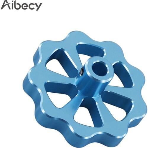 3D Printer Parts Extruder Knob Hand Screw Nut E Axis Motor All Metal Aluminum Alloy Handwheel for 3D Printer 3D Ender 3 CR-10 V2