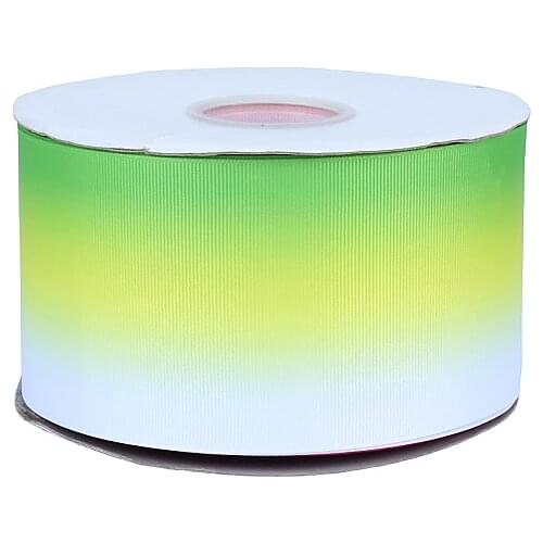 FLRA Ribbon Wholesale price 75mm rainbow ombre ribbon for hair bows