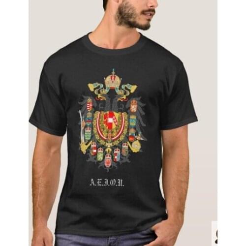 Coat Of Arms Of The Empire Of Austria-Hungary T-Shirt. Summer Cotton O-Neck Short Sleeve Mens T Shirt New S-3XL