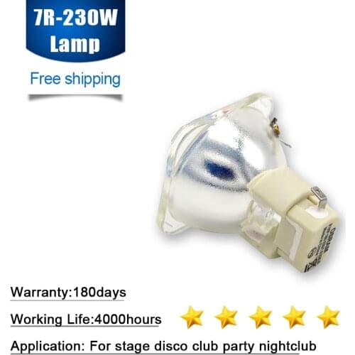 P-VIP 180-230/1.0 E20.6 Beam Lamp Replacement Bulb for Osram 7R R7 Lamp 230W Sharpy Moving Head Beam Light Bulb Stage Light