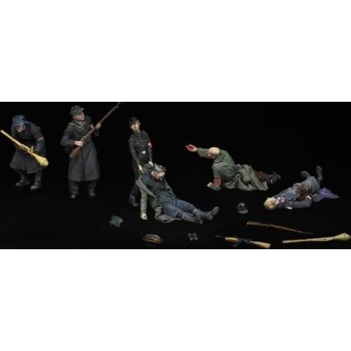 1:35 scale resin die-casting manufacturing unpainted soldier model resin assembly kit