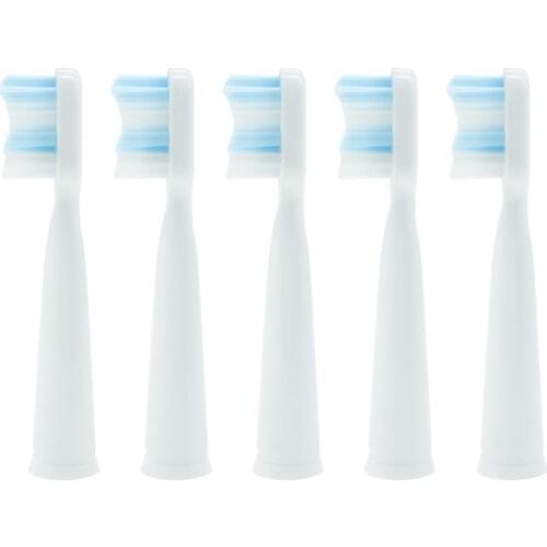 Replaceable Electric Toothbrush Heads Sonic for Seago Tooth brush Head Soft Bristle SG-507B/908/909/917/610/659/719/910 5PCS