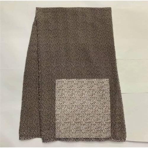 2020 Latest Fashion High Quality 5 Yards Printed Velvet Silk Fabric For Women Dress Textile Material!LXF99238