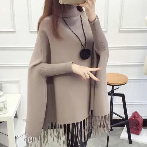 Pregnancy Knitted Maternity Sweater Autumn Winter Turn-down Collar Knitted Maternity Sweater a-line knitted pullovers